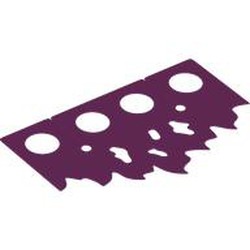 LEGO part 109516 Hipwear Skirt, Jagged in Bright Reddish Violet/ Magenta