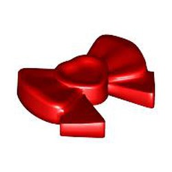 LEGO part 11618 BOW NO. 1 in Bright Red/ Red