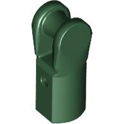 LEGO part 23443 Bar Holder with Hole and Bar Handle in Earth Green/ Dark Green