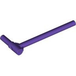 LEGO part 87618 Bar 5L with Handle (Friction Ram) in Medium Lilac/ Dark Purple