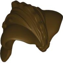 LEGO part upn9997 Helmet, Needs Description in Dark Brown