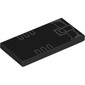 Tile 2 x 4 with Light Bluish Grey Lines print