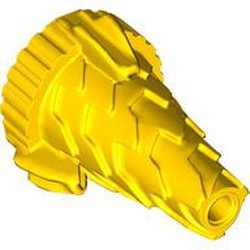 LEGO part 64713 Cone Jagged - Power Miners Drill in Bright Yellow/ Yellow