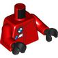 Torso, Racing Suit, BMW Logo, 'M' print, Red Arms, Black Hands