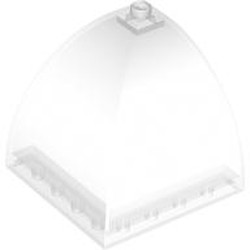 LEGO part 5925 Panel 5 x 5 x 3 1/3 in Transparent/ Trans-Clear