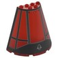 Cone Half 8 x 4 x 6 with Black Cockpit Print