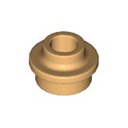 LEGO part 85861 Plate Round 1 x 1 with Open Stud in Warm Tan