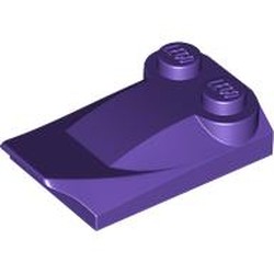 LEGO part PLATE W. BOWS 2X3½ in Medium Lilac (6503124|47456)
