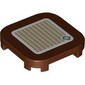 Tile Round Corners 4 x 4 x 2/3 with Wiggler and Barcode Print (Sticker)