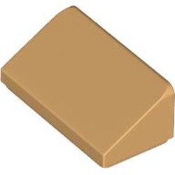 LEGO part 85984 Slope 30° 1 x 2 x 2/3 in Warm Tan