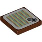 Tile 2 x 2 with Wiggler Head and Barcode Print (Sticker)