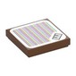 Tile 2 x 2 with Piano and Barcode Print (Sticker)