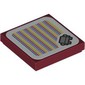 Tile 2 x 2 with Couch and Barcode Print (Sticker)
