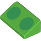 Slope 30° 1 x 2 x 2/3 with 2 Green Circles print