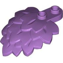 LEGO part 5058 LEAF 4X5X1 2/3 in Medium Lavender