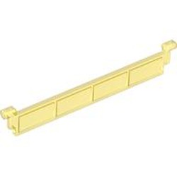 LEGO part LAMELLA FOR ROLLING GATE in Transparent Yellow (6507972|40672)