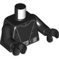 Torso, Imperial Navy Uniform, Silver Belt Buckles print, Black Arms and Hands