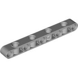 LEGO part 6612 Technic Beam 1 x 9 Thick with Alternating Holes in Medium Stone Grey/ Light Bluish Gray