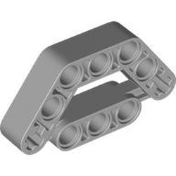 LEGO part 6614 Beam Special 1 x 5 x 3 in Medium Stone Grey/ Light Bluish Gray