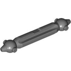 LEGO part 6615 Technic Axle 4L with 2 CV Joints in Dark Stone Grey / Dark Bluish Gray