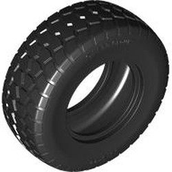 LEGO part 6620 Tyre 55.9 x 22 in Black