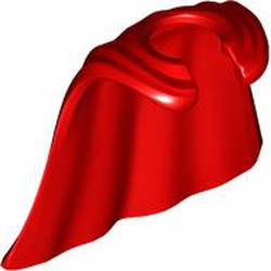 LEGO part 5725 Minifig Neckwear Cape Smooth in Bright Red/ Red