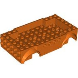LEGO part 6698 Vehicle Base 6 x 12 in Reddish Orange