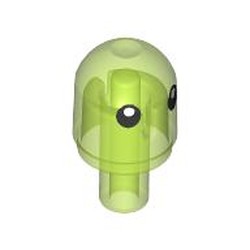 LEGO part GLOBE, W/ 2.3 STICK, NO. 1 in Transparent Bright Green (6508924|102972)