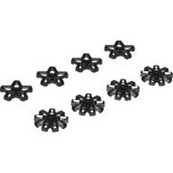 LEGO part 6825 Wheel Covers 5 Spoke and 9 Spoke in Black