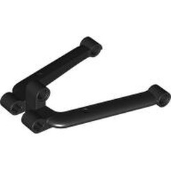 LEGO part 5780 Technic Wishbone 7 x 8 x 2 in Black