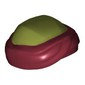 Headwear Turban with Olive Green Top Pattern