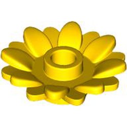 LEGO part 6901 Plant, Sunflower 2 x 2 with 16 Petals in Bright Yellow/ Yellow