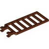 Reddish Brown Bar 7 x 3 with Double Clips (Ladder) [Round Clips]