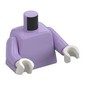 Torso, Lavender Arms, White Hands [Plain]