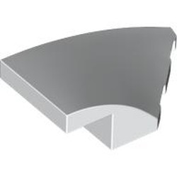 LEGO part 6929 Slope Curved 4 x 2 with Stud Notch Right in White