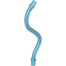 LEGO part 6955 Cable, Curved Flexible with Bars on Each End in Medium Azure