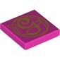 Tile 2 x 2 with Gold Stylish 'G' print