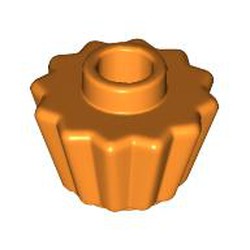 LEGO part 79743 Food Cupcake with Stud in Bright Orange/ Orange