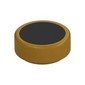 Tile Round 1 x 1 with Large Black Dot print
