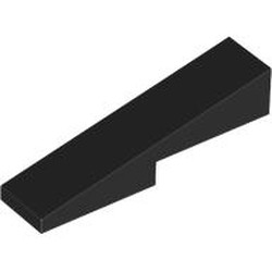 LEGO part 5654 Slope 1 x 4 with 1 x 2 Cutout in Black