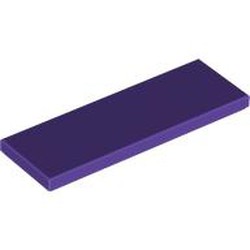 LEGO part 69729 Tile 2 x 6 in Medium Lilac/ Dark Purple