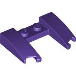 LEGO part 11291 Wedge Curved 3 x 4 x 2/3 Cutout in Medium Lilac/ Dark Purple