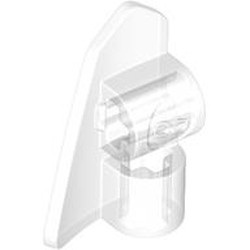 LEGO part 2389 Technic Panel Fairing #8 3L Very Small Smooth, Side B in Transparent/ Trans-Clear