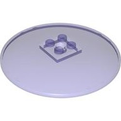 LEGO part 10035154 DISH DIA. 64X9.6 in Transparent Bright Bluish Violet/ Trans-Purple