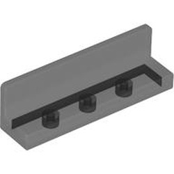 LEGO part 10035255 WALL ELEMENT 1X4X1 in Trans-Black