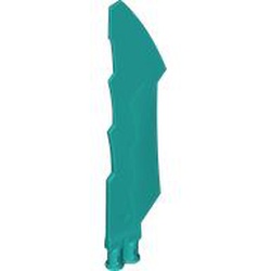 LEGO part 10079895 WEAPON, W/ CROSS HOLE, NO. 2 in Bright Bluish Green/ Dark Turquoise