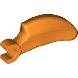 LEGO part 16770 Creature Body Part, Barb Large (Claw, Talon) with Clip in Bright Orange/ Orange