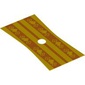 Neckwear Poncho with Orange Decorations print