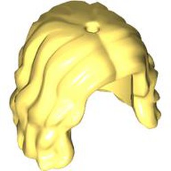 LEGO part 2632 MINI WIG, NO. 370 in Cool Yellow/ Bright Light Yellow