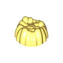 LEGO part 68212 Hair Small Tuft in Cool Yellow/ Bright Light Yellow